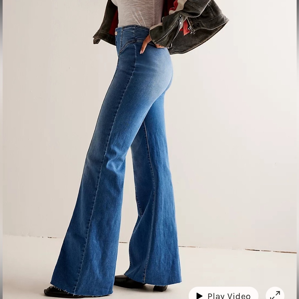 EUC Free People Flared Pants​ - Picture 2 of 13